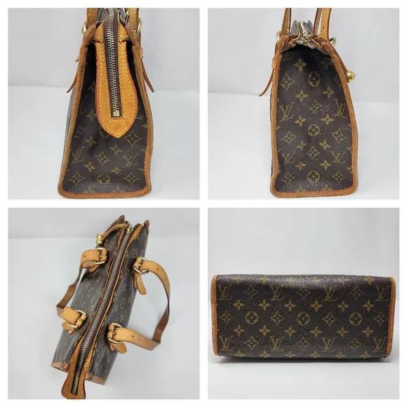 LOUIS VUITTON Popincourt Monogram Leather Tote Bag - Picture 5 of 11